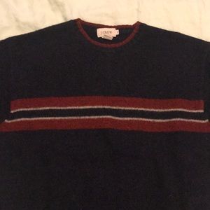 Vintage J.Crew 100% wool striped sweater